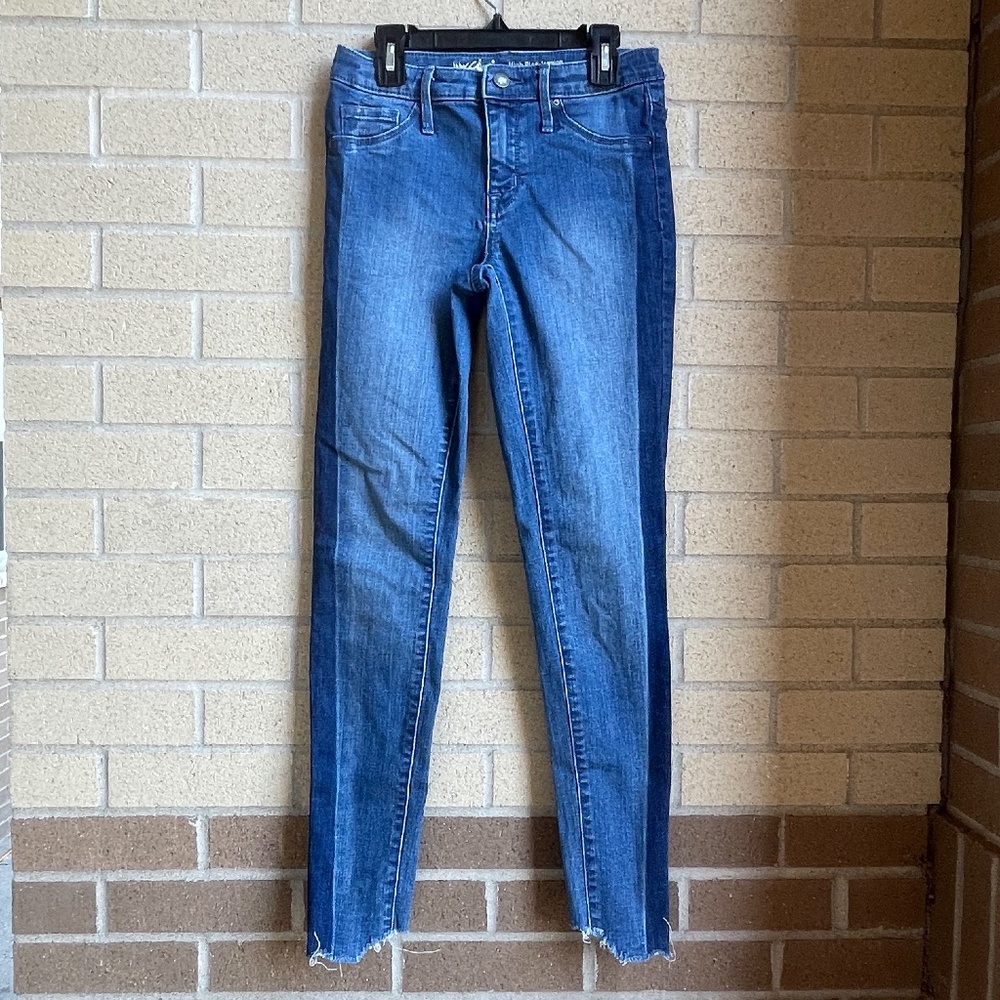 Mossimo High Rise Jeggings 00/24R Dual Color Womens